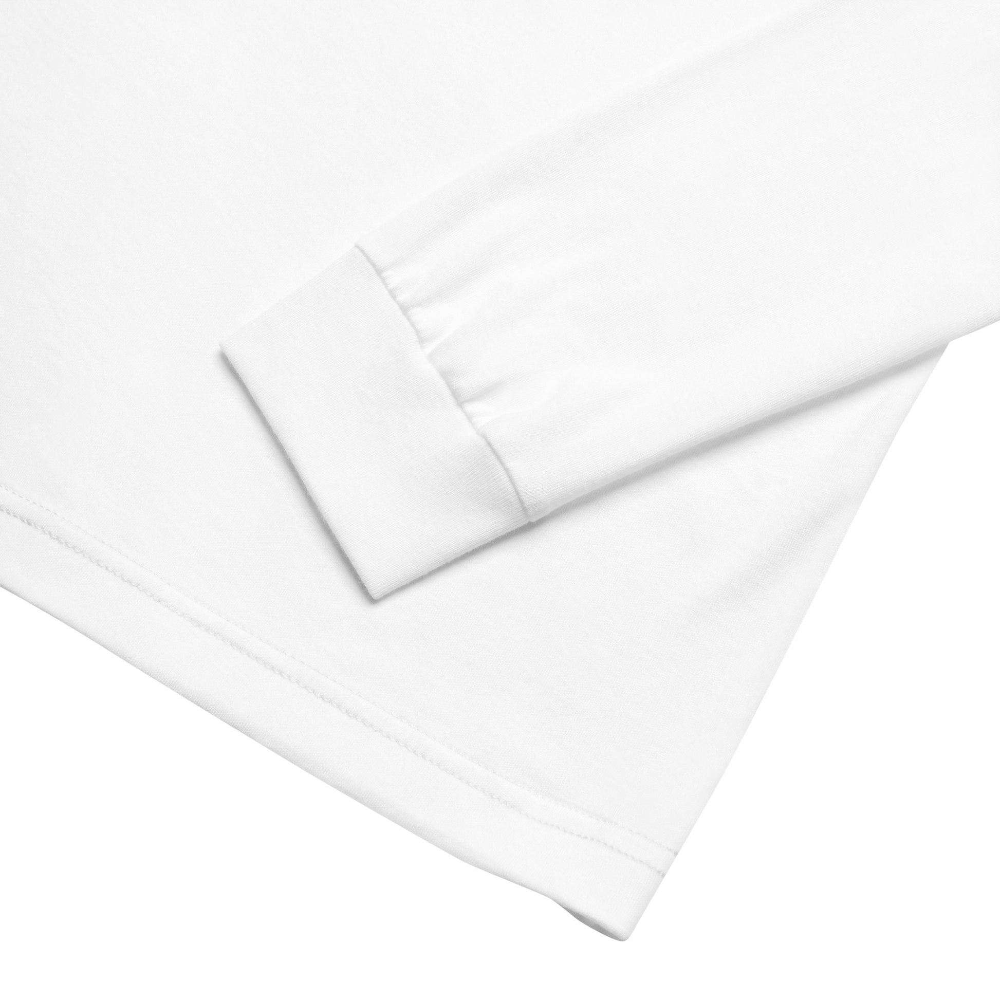 Shirt weiss Lotus, Ärmeldetail