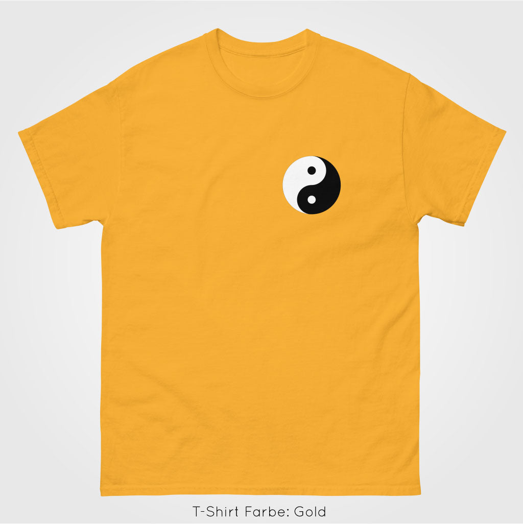 t-shirt Gold yingyang, Product mockup