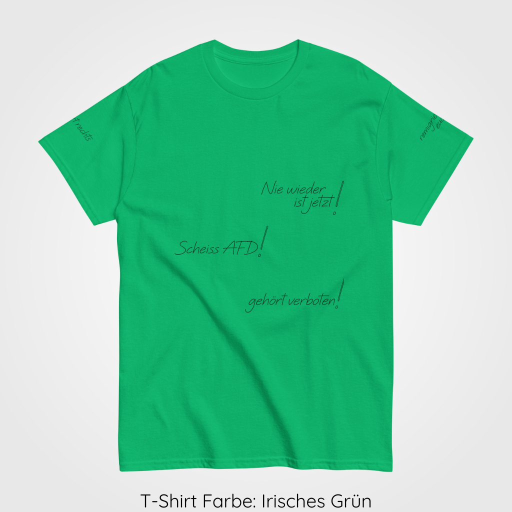 t-shirt Irisches-Gruen nie