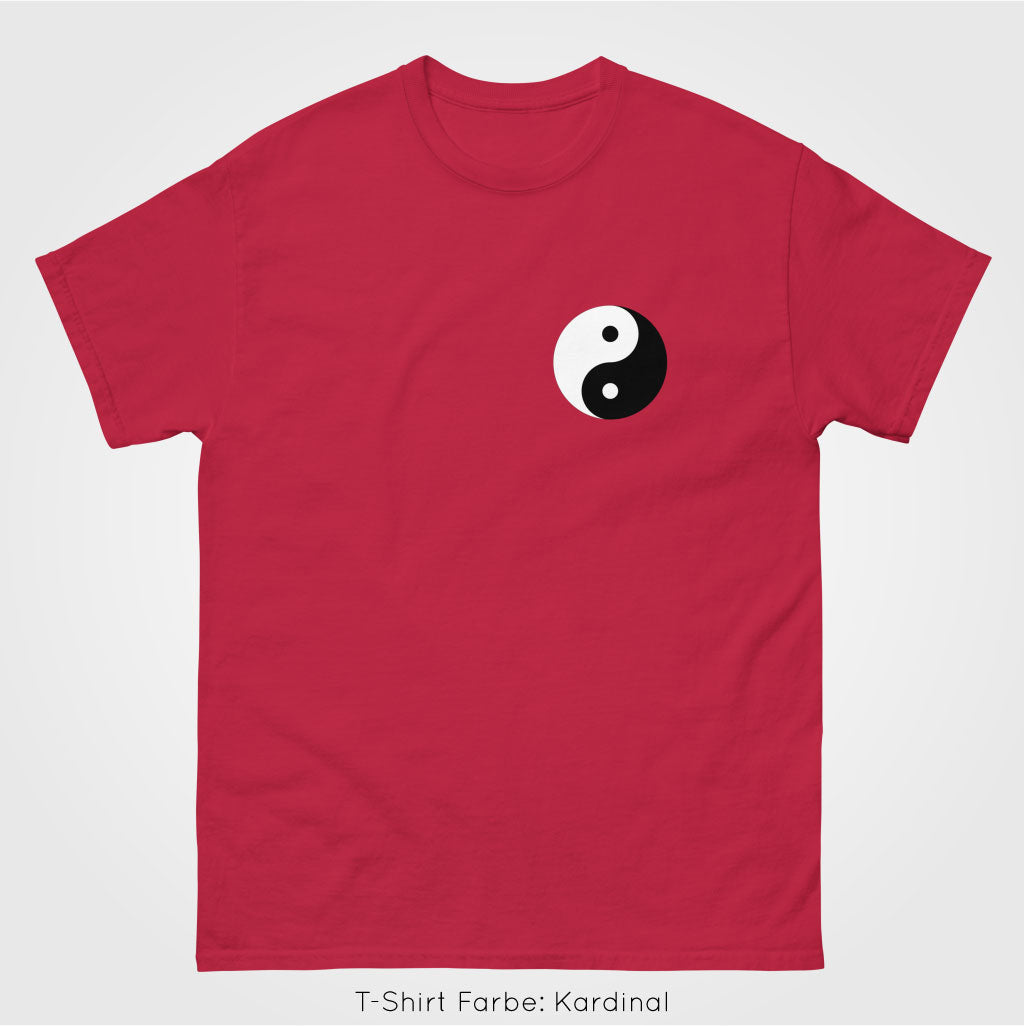 t-shirt Kardinal yingyang, Product mockup