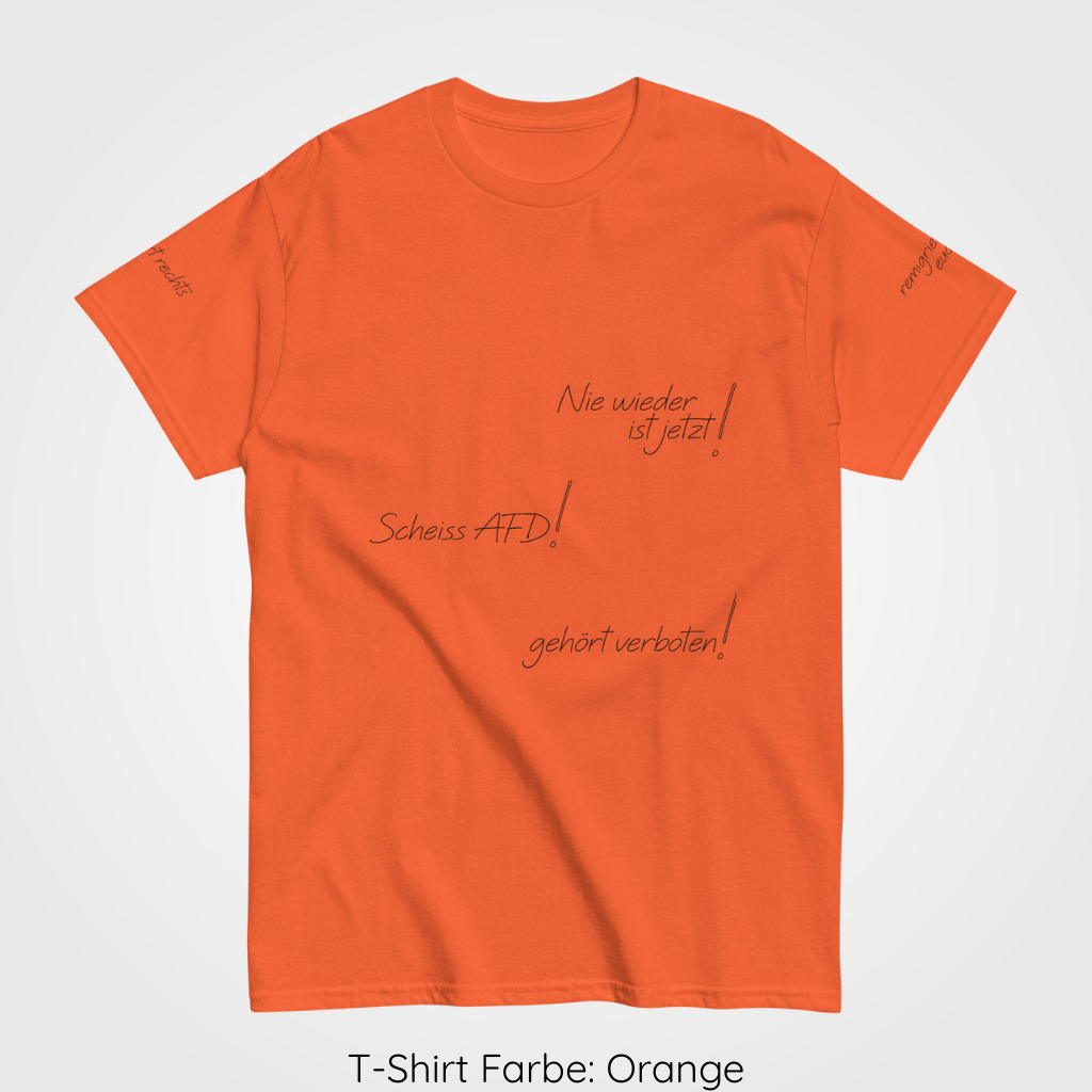 t-shirt Orange nie