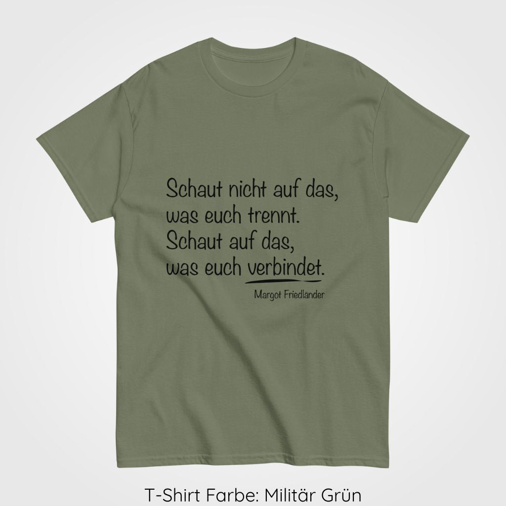 t-shirt military-green Margot Friedländer, Product mockup
