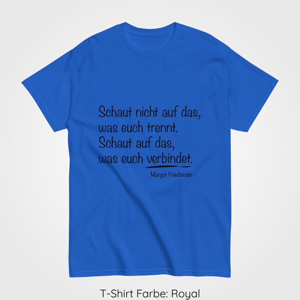 t-shirt royal Margot Friedländer, Product mockup